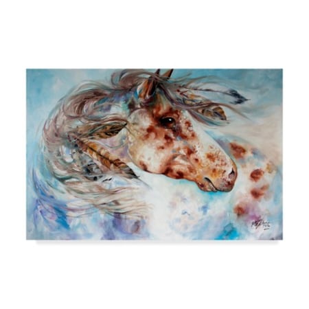 Marcia Baldwin 'Thunder Appaloosa Indian War Horse' Canvas Art,16x24